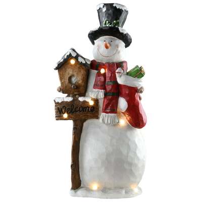 Acrylic snowman for lawn