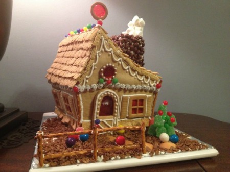 gingerbread storybook house