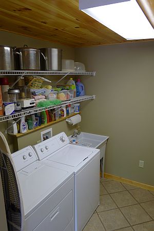 laundry room in not so big house design