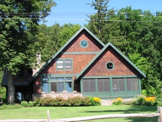 post and beam exterior