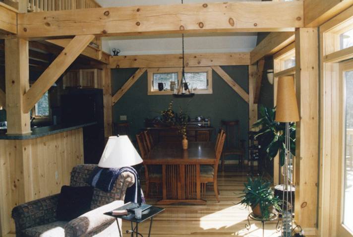 advantages of post and beam house