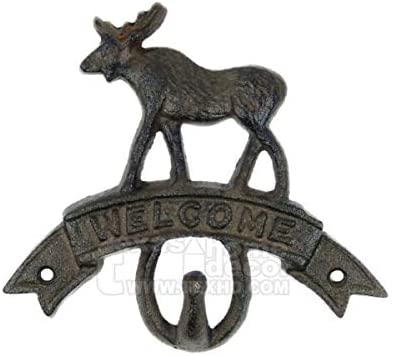 Niconad cast iron moose coat hook