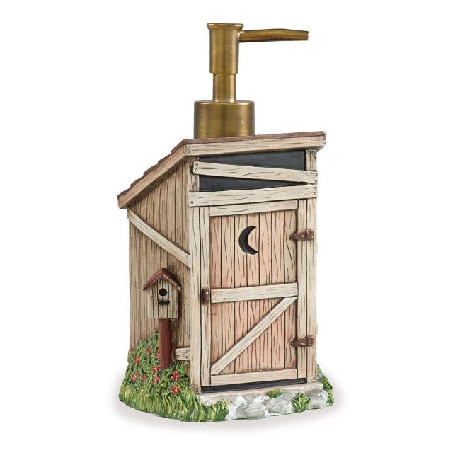 outhouse soap dispenser
