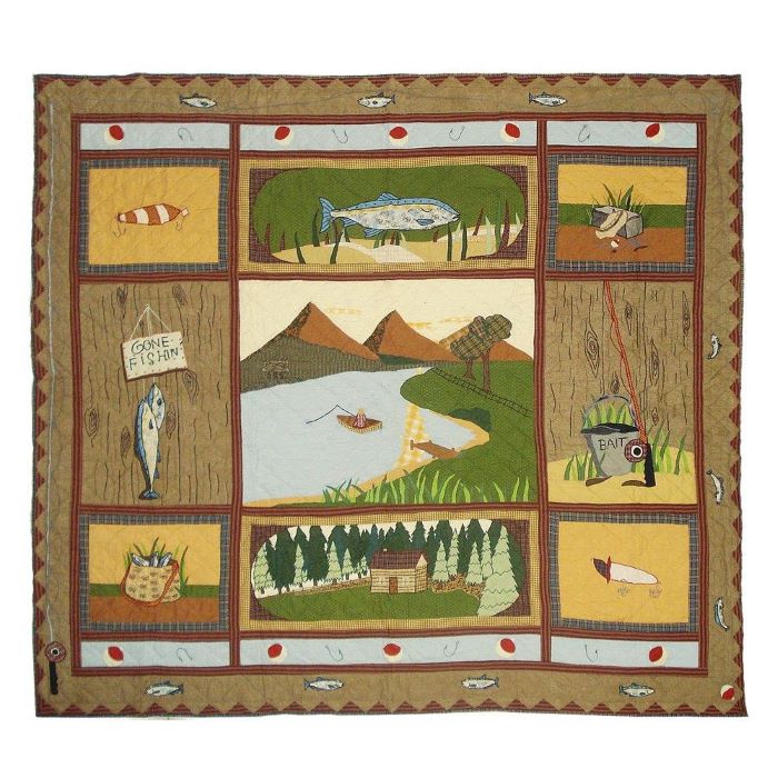 Patch Magic gone fishing quilt