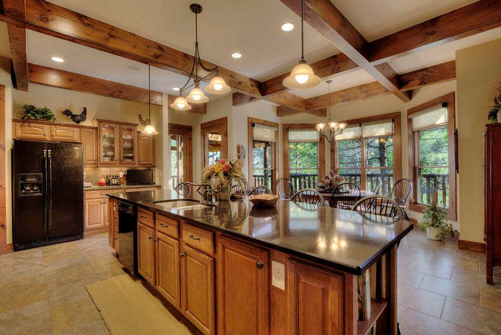 beautiful log home kitchens design