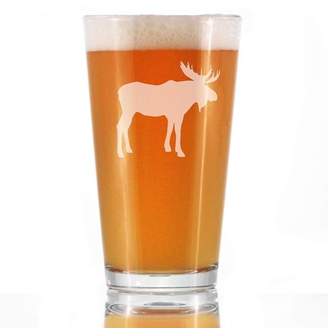 moose beer glasses
