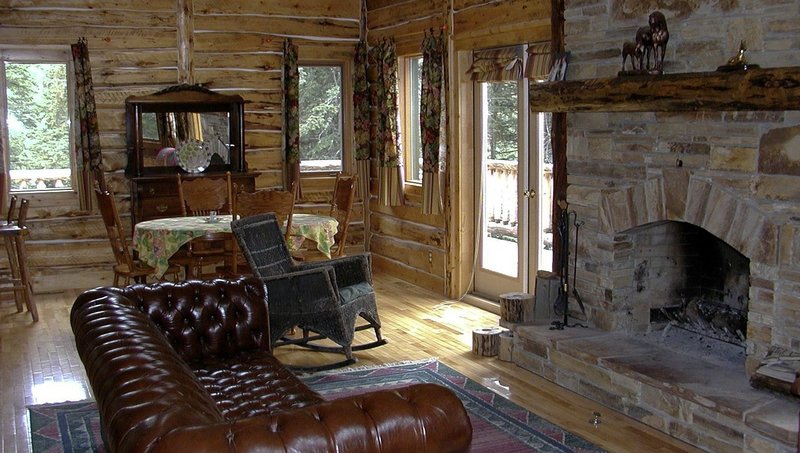 log cabin home decor