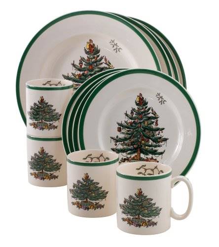 Spode Christmas tree holiday dinnerware