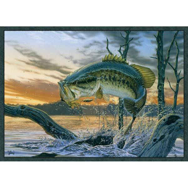 Associated Weavers strike king bass rug