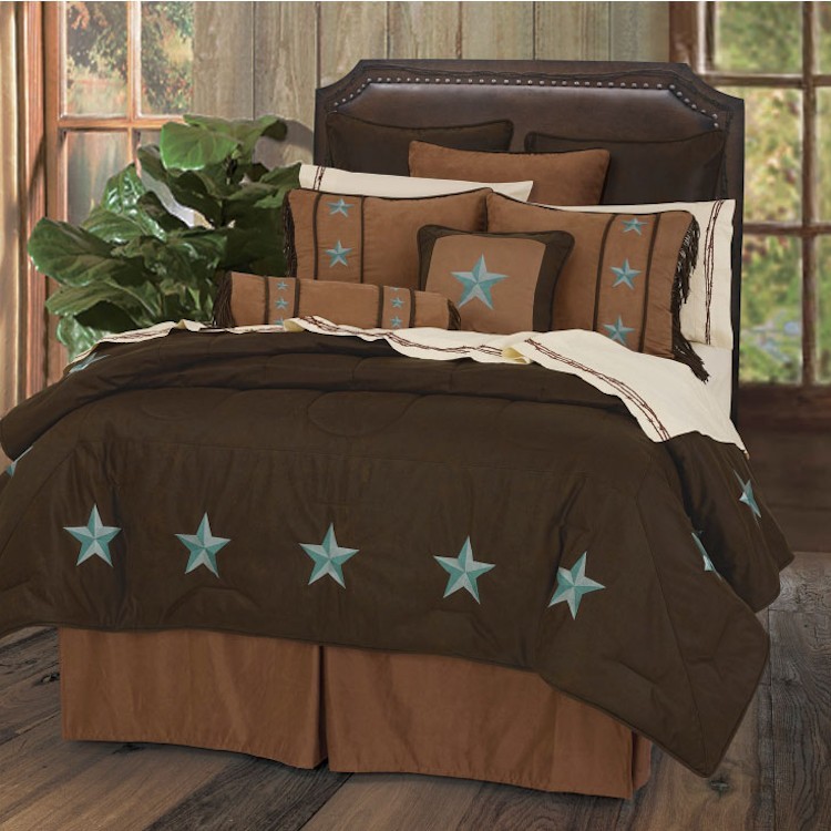 turquoise star laredo comforter collection