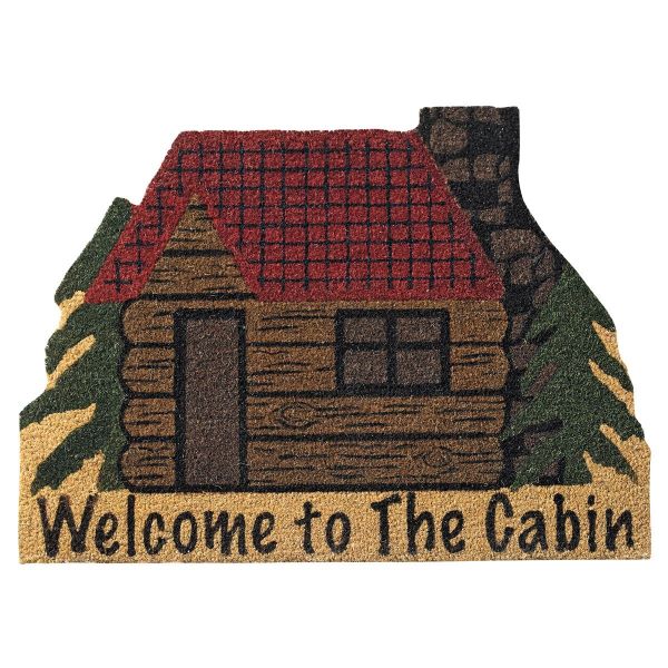 welcome to the cabin door mat