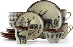 Elama elk dinnerware stoneware